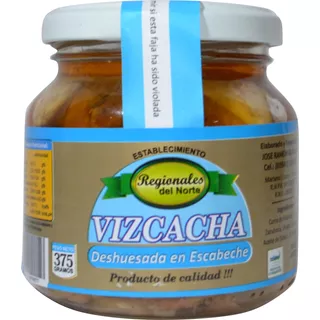 Vizcacha En Escabeche X375g Regionales Del Norte