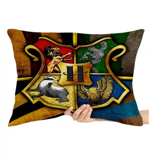 2 Capas Pra Travesseiro Harry Potter Hogwarts Casas House