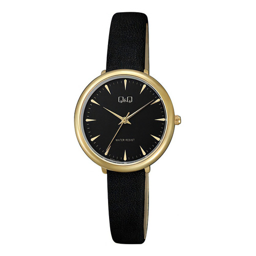 Reloj Para Mujer Q&q Qc35j102y Negro