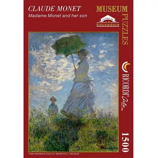 Monet Mujer Con Sombrilla Rompecabezas 1500 Ricordi 26109