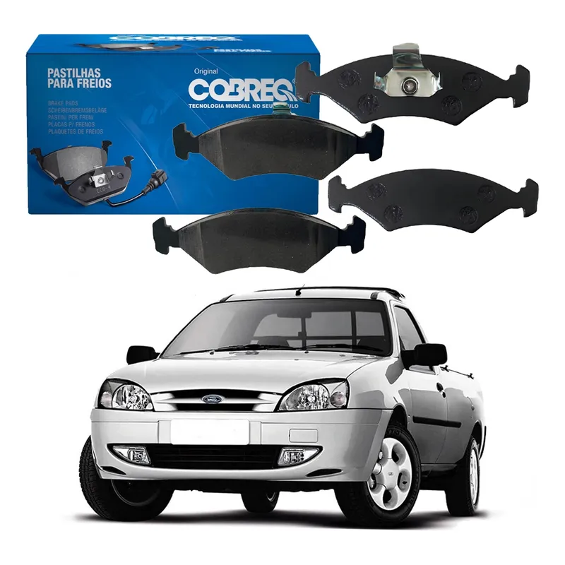 Pastilha Freio Dianteira Ford Courier 1.6 2009 A 2013