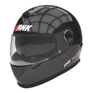 Casco Para Moto Integral Hawk Rs11  Negro Talle Xl 