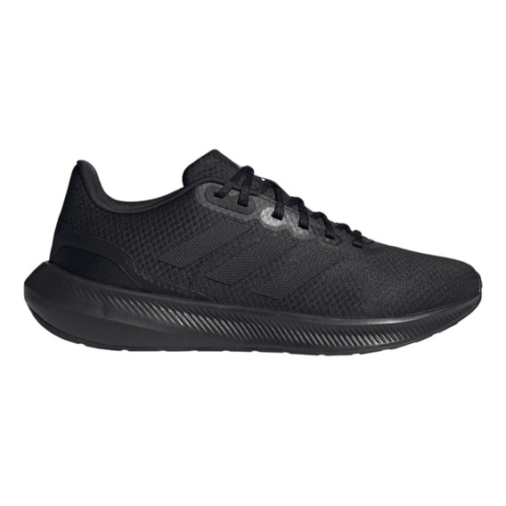 Tenis adidas Hombre Caballero Negro Deportivo Runfalcon 3.0