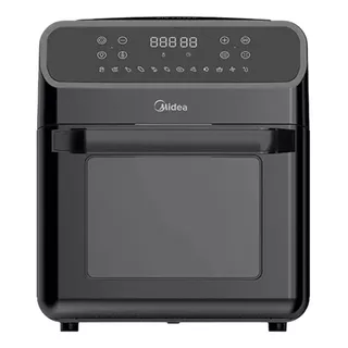 Freidora Sin Aceite Airfryer Midea Mf-cy120a2 12 Litros Color Negro