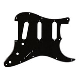 Fender Modern Pickguard, Stratocaster, 11-hole - Black