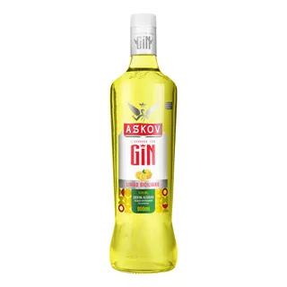Bebida Gin Askov Cocktail De Limão Siciliano 900ml