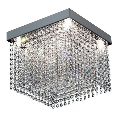 Lampara Plafon Drop Lluvia Cristal 5 Luces Led G597 05c Pal