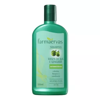 Shampoo Farma Ervas Raspa De Juá E Gengibre - 320ml