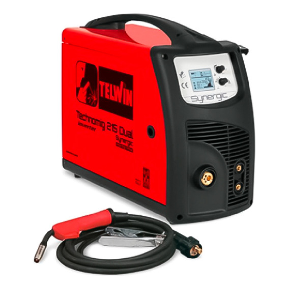 Soldadora Inverter Telwin Mig 220a - Technomig 215 Dual Sin Color Rojo