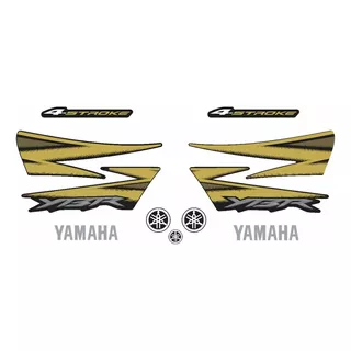 Kit Adesivos Yamaha Ybr 125 2006 Preta Cor Padrão