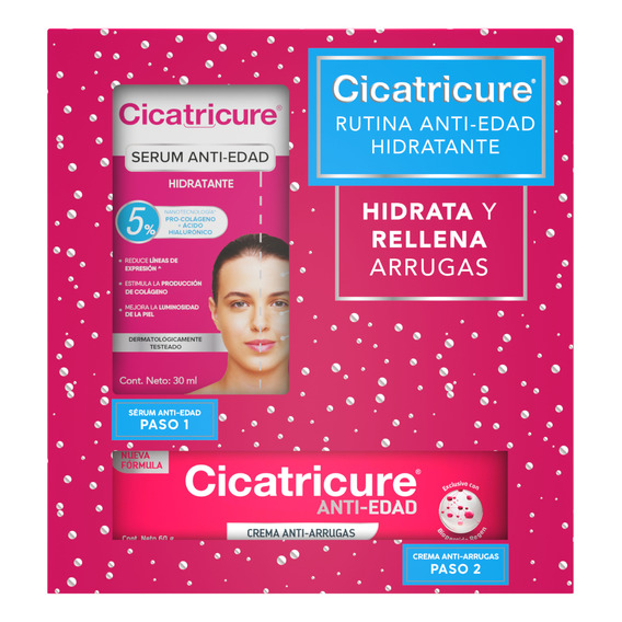Pack Cicatricure Serum Antiedad Hidratante + Crema Antiedad