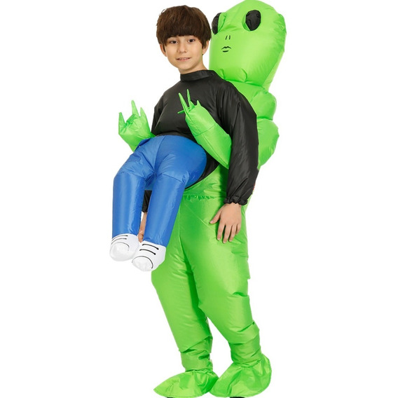 Disfraz Inflable De Alien Para Niño O Niña 