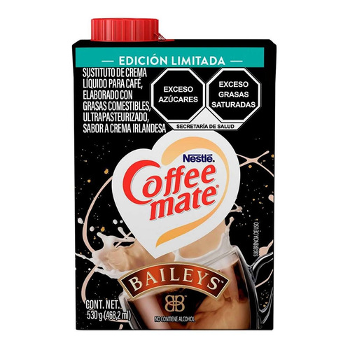 Sustituto De Crema Líquido Para Café Coffee Mate Baileys 530 G