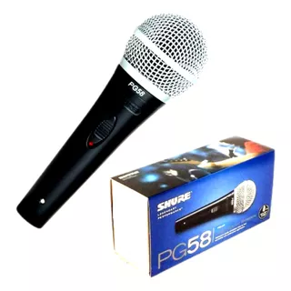 Microfono Profesional Alambrico Cardioide Shure Pg58 Audio