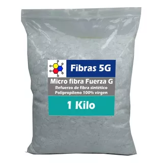 Microfibra Para Concreto De Polipropileno 1 Kilo 