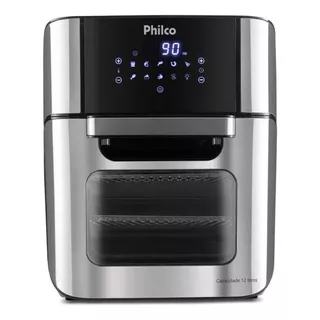 Fritadeira Air Fryer Oven Pfr2200p 4 Em 1 12l Preto Philco 220v