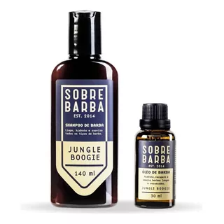 Kit Sobrebarba Jungle Boogie Shampoo E Oleo Para Barba
