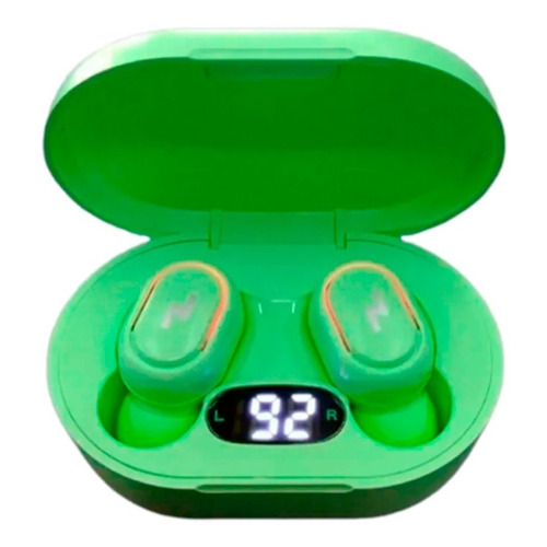 Auriculares in-ear inalámbricos Noga Twins NG-BTWINS 13 verde