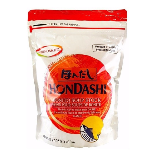 Hondashi Ajinomoto polvo sazonador para caldo de pescado 1kg