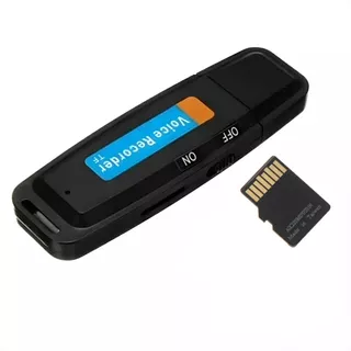 Grabadora Pendrive Audio Espia, Se Incluye Micro Sd 32gb, 