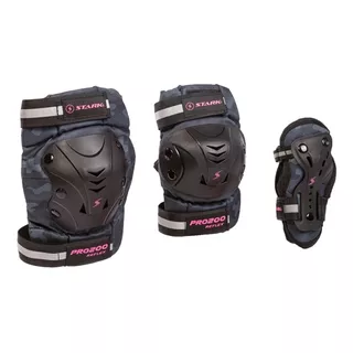 Kit Protecciones Profesionales Adulto Roller Skate Stark Pro