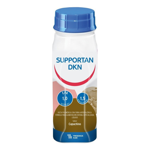 Suplemento en líquido Fresenius Kabi  Supportan DKN carbohidratos sabor capuchino en botella de 200mL
