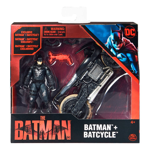 Set Figura Mas Batimoto Batman Dc Comics