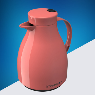 Garrafa Térmica Bule Gatilho Café Água Cha Chimarrao 500ml Cor Rosa