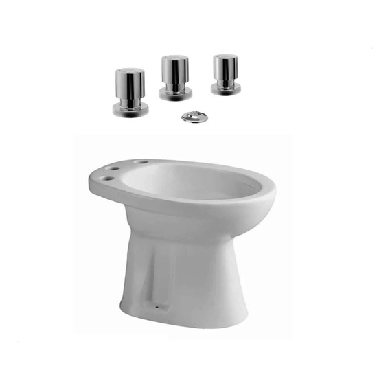 Combo Bidet Ferrum Andina Y Griferia De Bidet Viva Hydros