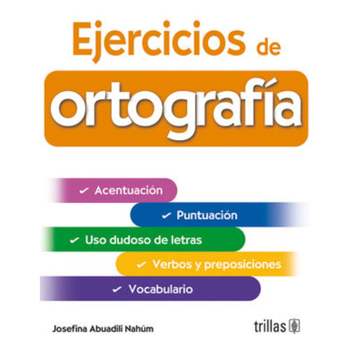 Ejercicios De Ortografía Trillas