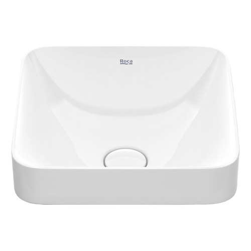 Roca Inspira Square bacha de baño de apoyar 37x37cm color blanco