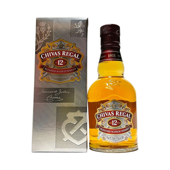 Whisky Chivas 12 Años 200 Ml C/estuche, Ideal Para Regalar