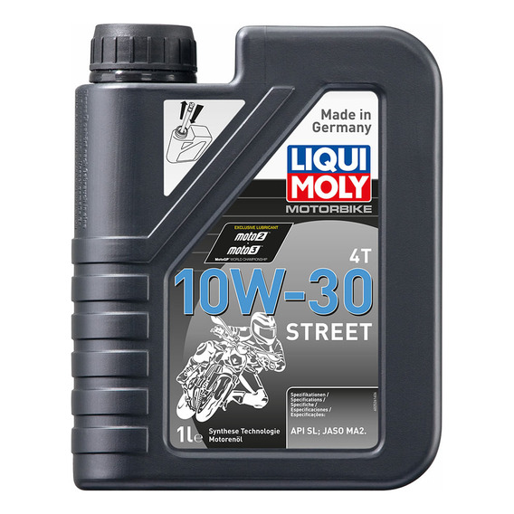 Aceite Liqui Moly Motorbike4t 10w30 Sintético Street 1l