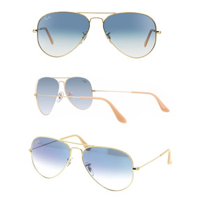 lente ray ban aviator 3025 azul degrade lente ray ban aviator 3025 azul degrade