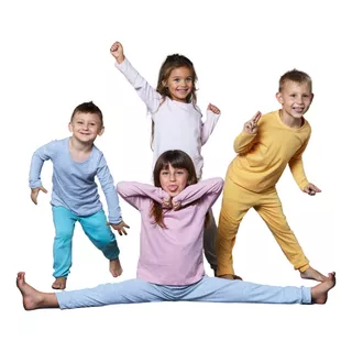 Pijama Conjunto X 3 Nena 100% Algodon Invierno Baby Ginos