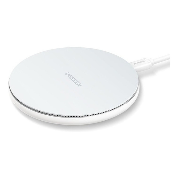 Cargador Inalámbrico Rápido Smartphones/audifonos 15w Ugreen Color Blanco