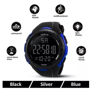 Reloj Digital Led Honhx Original Tactico Deportivo Caballero