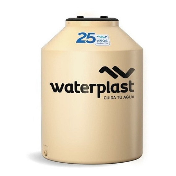 Tanque De Agua Waterplast Tricapa Color Crema  525 Litros