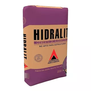 Plasticor Hidralit Albañileria 40kg Cementos Avellaneda