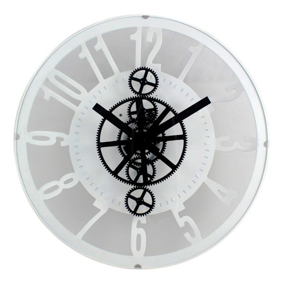 Reloj Decorativo De Pared Con Sistema De Tuercas