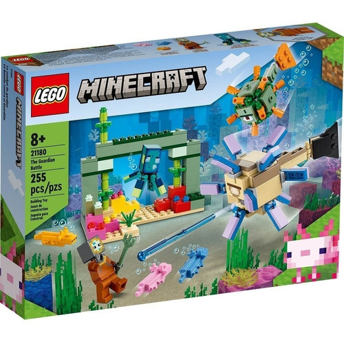 Lego Minecraft - La Batalla Contra El Guardián 21180 Cantidad de piezas 255