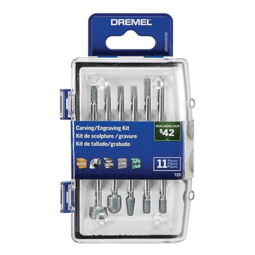 Kit 11 Acc Dremel Micro Kit Tallar/grab