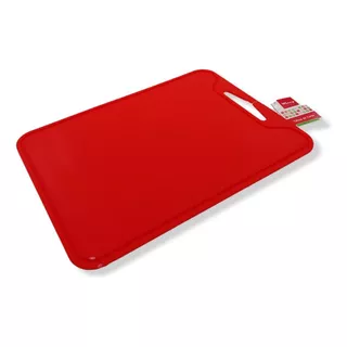 Tabua De Carne Para Cortar De Silicone Vermelho - Wincy Liso