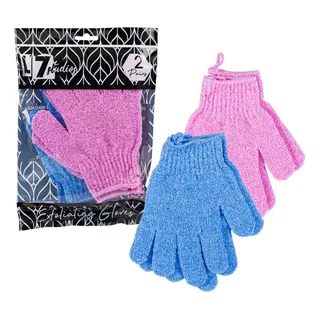 Guantes Exfoliantes Doble Cara Facial Y Corporal Pack 4 Und