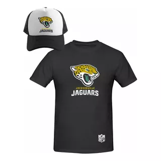 Kit Playera + Gorra Sublimada Mod Jacksonville Jaguars Nfl