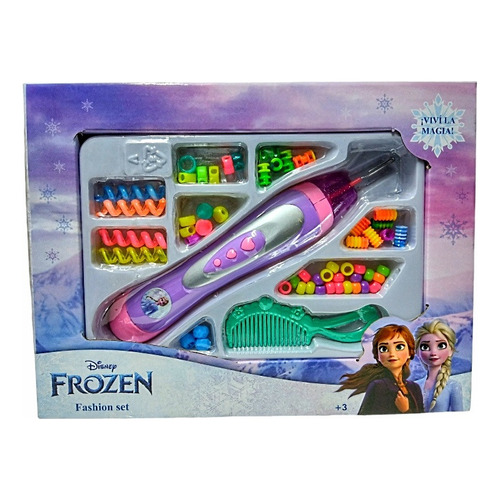 Set Aplicador De Pelo Infantil Frozen De Disney Cod 53520