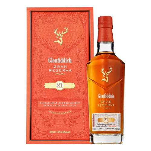 Whisky Glenfiddich 21 Años Single Malt Rum Cask C/estuche