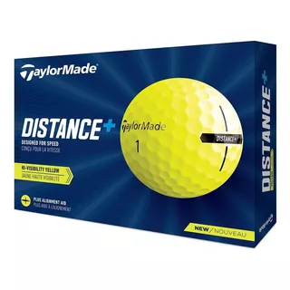 Pelotas Taylormade Distance+ X12 Amarillas | The Golfer Shop