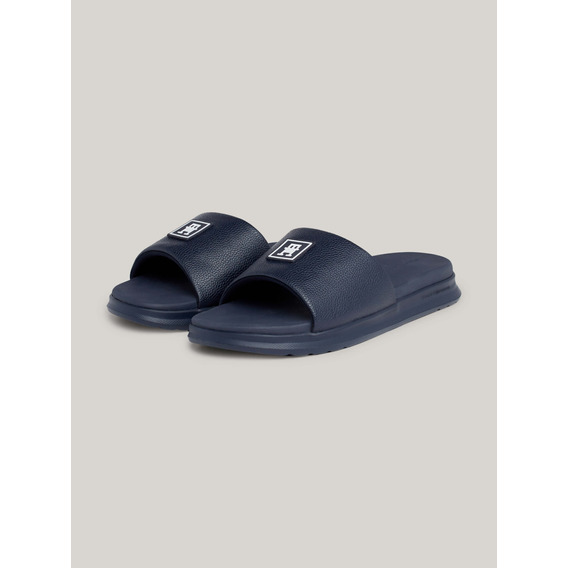 Chanclas Color Azul Acabado Granulado Tommy Hilfiger Hombre