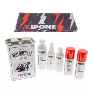 Ipone Kit Care Moto/ Casco/ Cueros/ Cadena/ Pintura + Brm